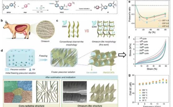 中国科学院研发出超弹电磁屏蔽气凝胶，经 500 次压缩循环后结构稳定性仍达 98.2%