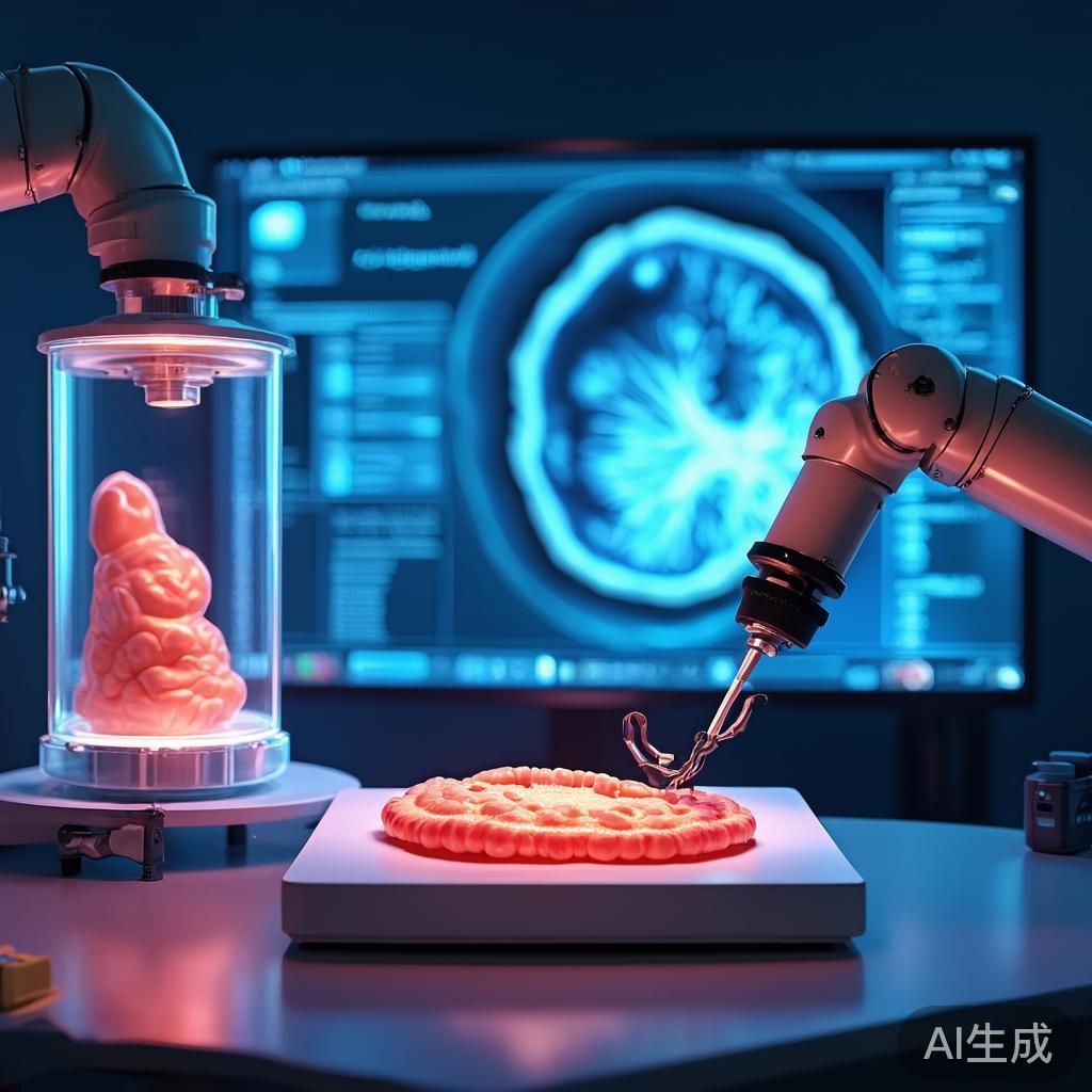 一种自动捡取胃肠肿瘤淋巴结的装置